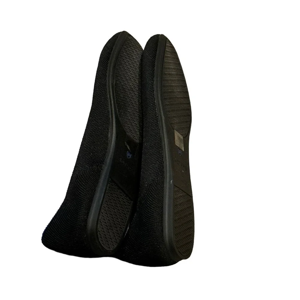 Rothy's Black Neutral The Square Flat Soft Classic Shoes Size 7.5 NWOB - Picture 8 of 13